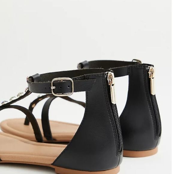 Torrid Love Rainbow Rhinestone T-Strap Sandal(13W) - Picture 3 of 4